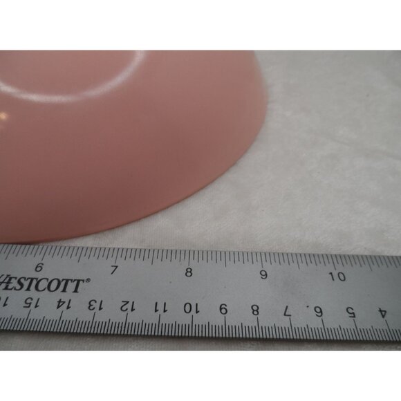 Mar-Crest Melmac Divided Serving Bowl Pink 9 1/2" Vintage Mid-Century Modern - Picture 7 of 9